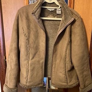 LL Bean women’s suede coat/jacket